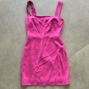 Dolce and Gabbana hot pink dress